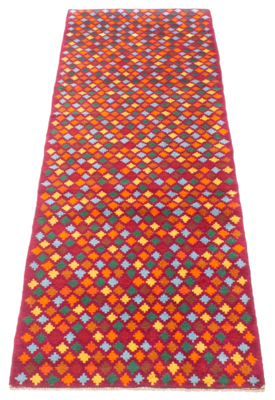 Vintage Hand-knotted Runner Rug 2'10" x 9'10" Traditional Oriental Wool Carpet gallery