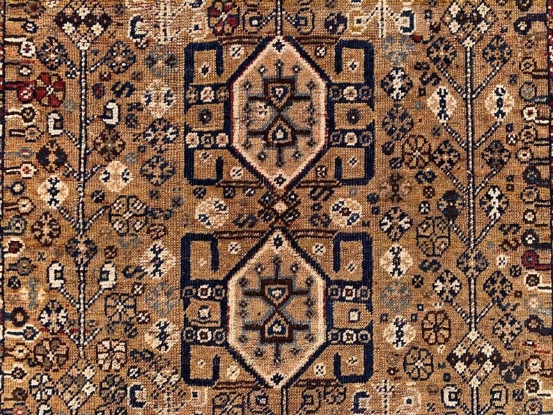 COLLECTORS' ITEM Vintage Stunning Fine Quality Natural Dye Kazak Caucasus Carpet gallery