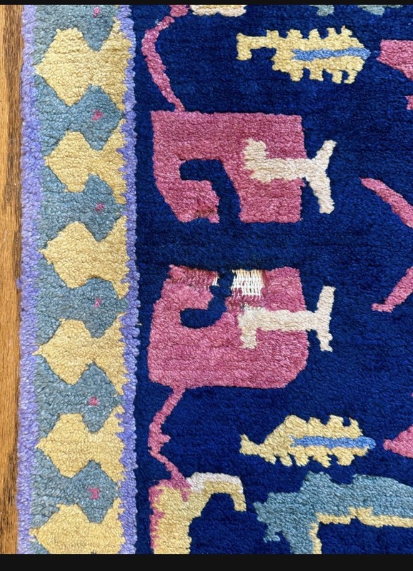 Tibetan Tufenkian Oriental Rug Vintage Modern gallery