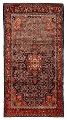 Traditional Vintage Hand-Knotted Area Rug 5’2″ x 9’8″ Oriental Wool Carpet