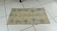 Anatolian Runner 2.5×1.3 ft Vintage Turkish Runner Oushak Runner Rug Y44