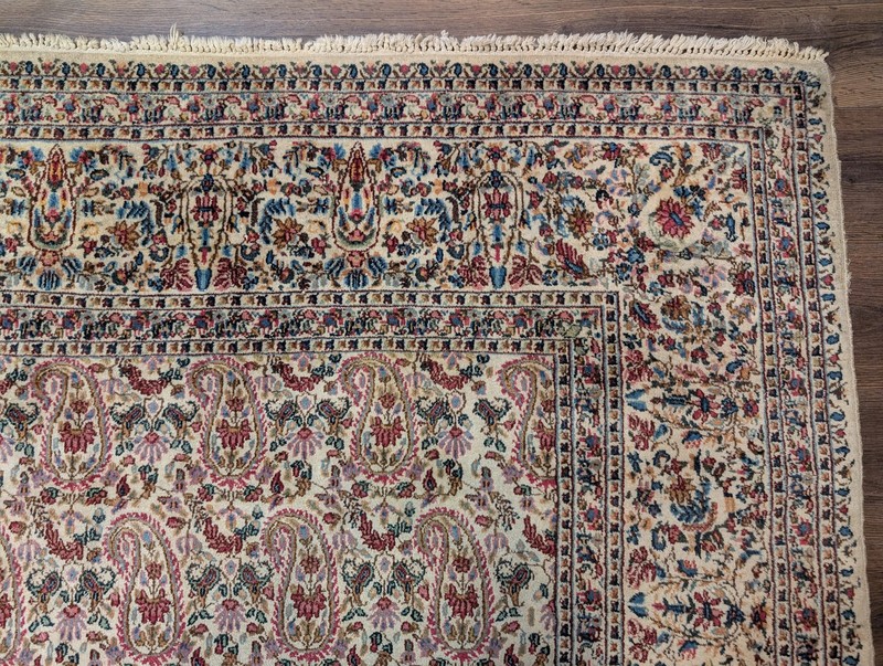 Per'sian Lavar Kirman Rug 9' 6" x 12' 7', Repeated Boteh Paisley Pattern gallery