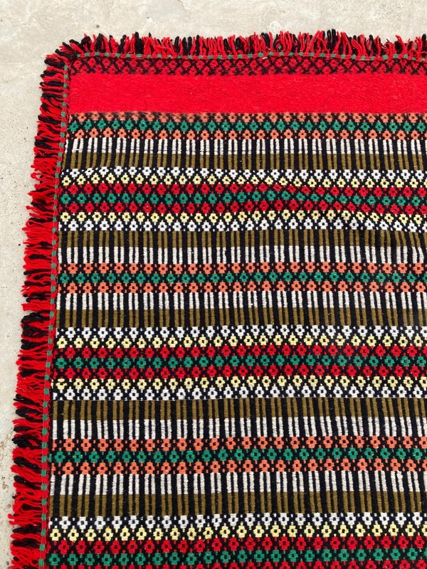 Vintage Handmade Traditional Beautiful Turkish Kilim Floor Rug Carpet 208x151 cm gallery