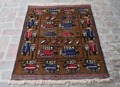 3’3 x 4’5 ft Handmade vintage afghan tribal shindand war area rug, 3×5 wool rug