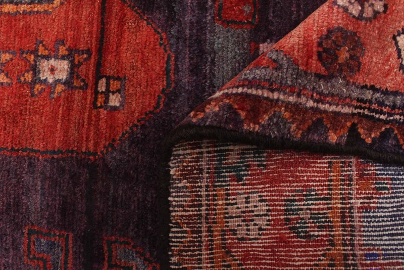 Vintage Hand-knotted Runner Rug 4'6" x 9'8" Traditional Oriental Wool Carpet gallery
