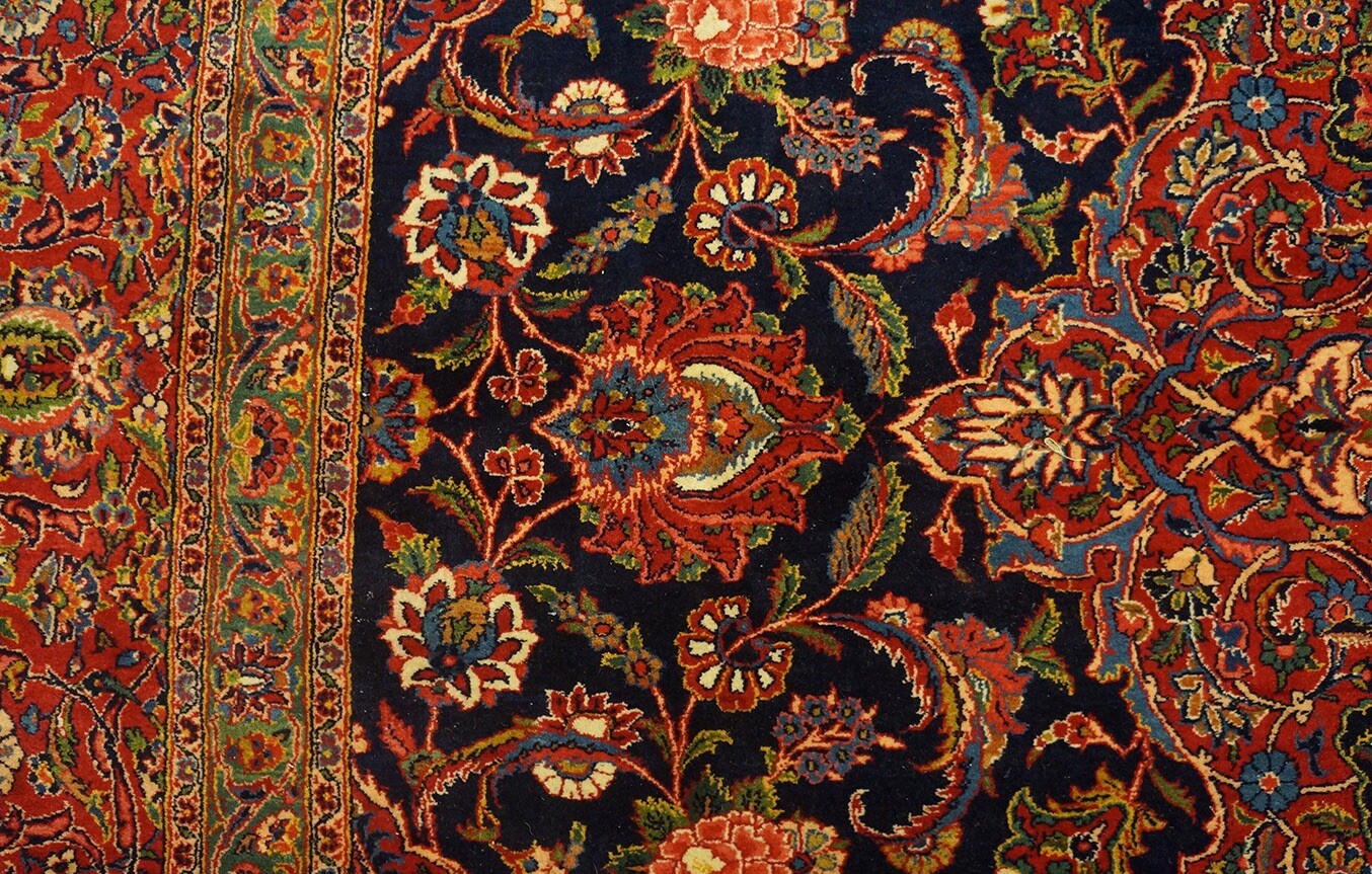 Authentic Kashann Dabir Vintage From The 1950’s . Perfect Condition. gallery
