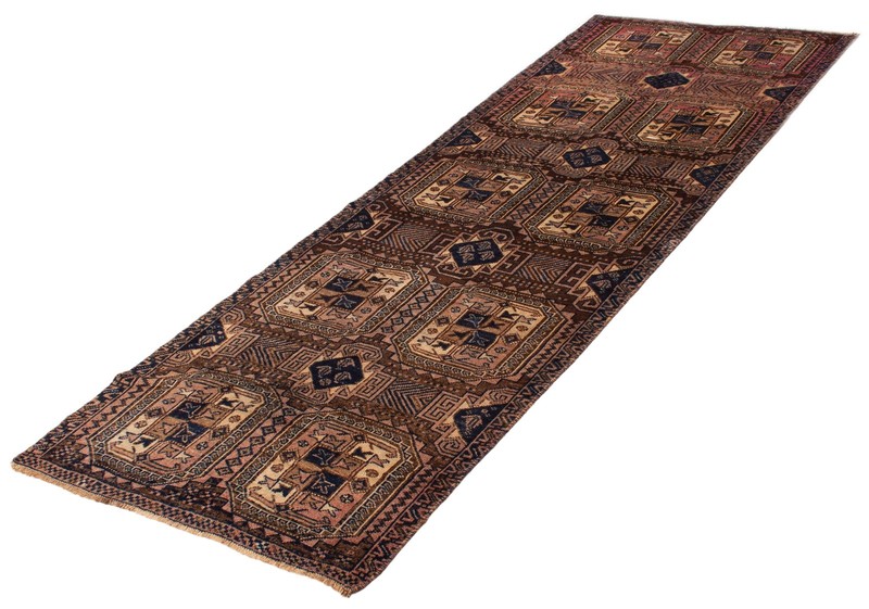 Traditional Vintage Hand-Knotted Oriental Carpet 4'3" x 12'0" Wool Area Rug gallery