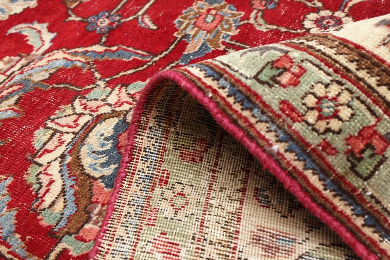 Vintage Hand-Knotted Carpet 8'4" x 11'5" Traditional Oriental Wool Area Rug gallery