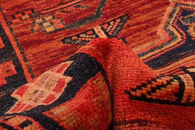 Vintage 4'2" x 7'1" Traditional Hand Knotted Vegetable Dye Wool Area Rug gallery