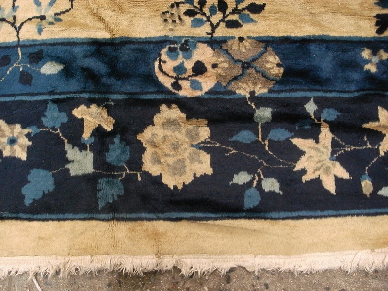 Antique Chinese Peking carpet 12x17ft (11'11" x 17''7) c. 1900 gallery
