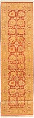 Vintage Hand-knotted Runner Rug 2’6″ x 12’1″ Traditional Oriental Wool Carpet
