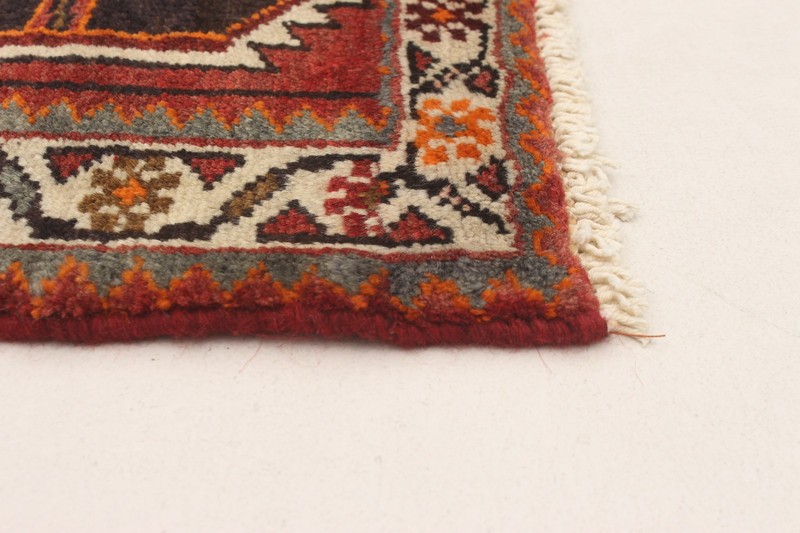 3'5" x 8'11" Vintage Hand-knotted Runner Rug Traditional Oriental Wool Carpet gallery