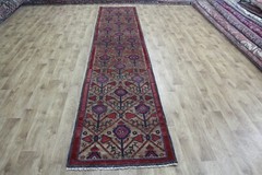 OLD NORTH WEST PERSIAN RUNNER, FLORAL DESIGN 415 x 80 CM
