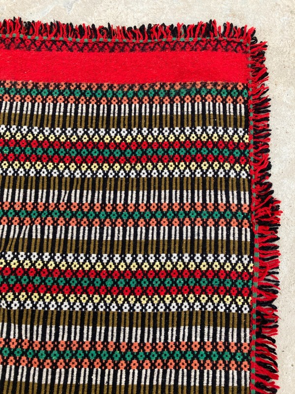 Vintage Handmade Traditional Beautiful Turkish Kilim Floor Rug Carpet 208x151 cm gallery