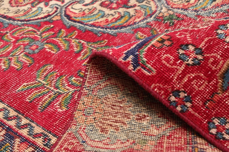 Vintage Hand-Knotted Area Rug 6'6" x 10'4" Traditional Oriental Wool Carpet gallery