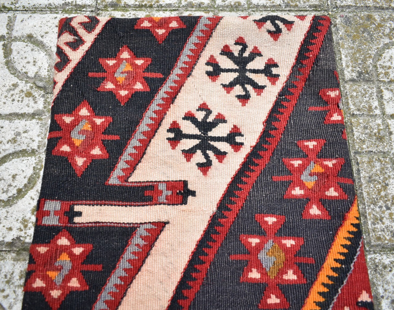 Turkish Kilim Pillow Cover Sofa Rug 13''x23'' Decorative Handmade Cushion Cover gallery