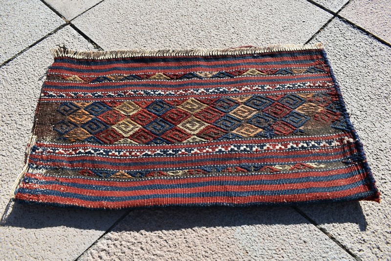 Wonderful Antique Awesome Collector's Anatolian Completely Kilim Rolling Pin Bag gallery