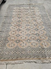 7x10ft. Handmade Pakistani Bokharra Wool Room Size Rug