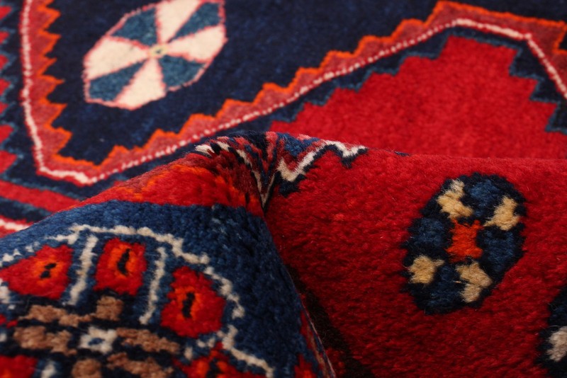 3'9" x 9'10" Vintage Hand-knotted Runner Rug Traditional Oriental Wool Carpet gallery
