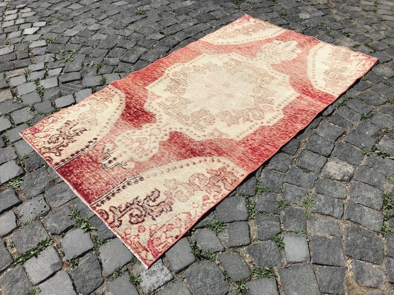 Handmade Rug Turkish Area Rug Vintage Rug Oushak Rug Antique Rug Bohemian Rug gallery