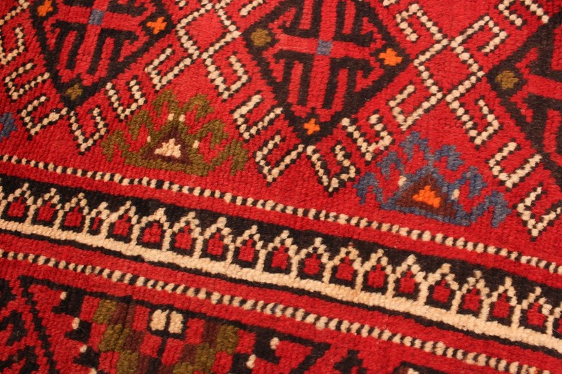Traditional Vintage Hand-Knotted Area Rug 4'11" x 9'10" Oriental Wool Carpet gallery