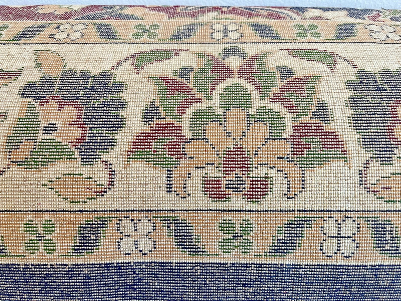 Vintage Turkish hand made rug, made in Instanbul, Turkey, Original Owner, 1980's gallery