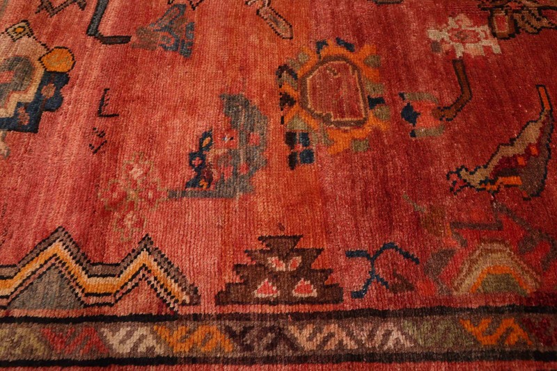 Vintage Hand-Knotted Area Rug 5'7" x 13'1" Traditional Wool Carpet gallery