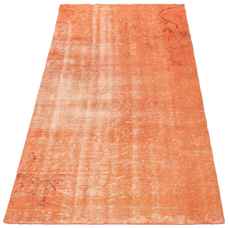 3'10" x 9'1" Vintage Hand-knotted Runner Rug Traditional Oriental Wool Carpet gallery
