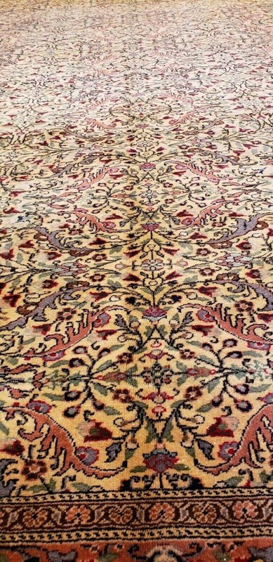 8x12ft Living Room Rug| Handknotted Turkish Area Rug| Handmade Unique Floral Rug gallery