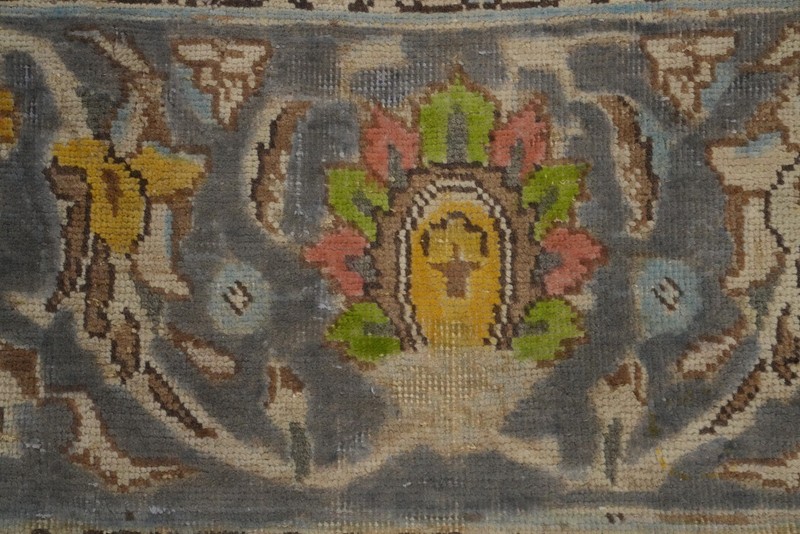 Purple Wool Medallion Living Room Area Rug 10x13 Over-Dyed Traditional Carpet gallery