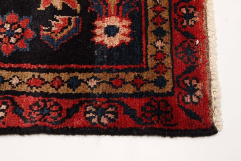 3'6" x 9'9" Vintage Hand-knotted Runner Rug Traditional Oriental Wool Carpet gallery