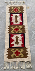 Vintage Handmade Turkish Anatolian Traditional Wool Kilim Runner Rug 93×38 cm