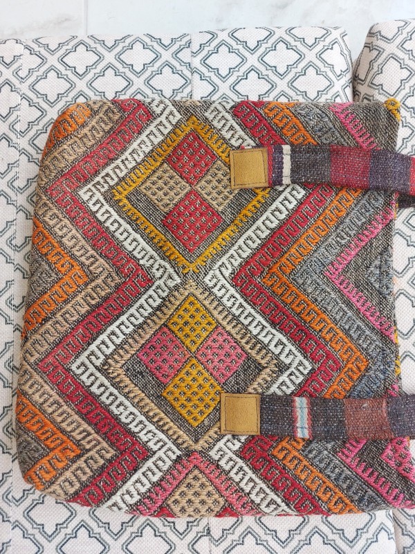 Handmade Antique Or Vintage Rug, Cushion Natural Handmade Bag,Decor or Use Rug gallery