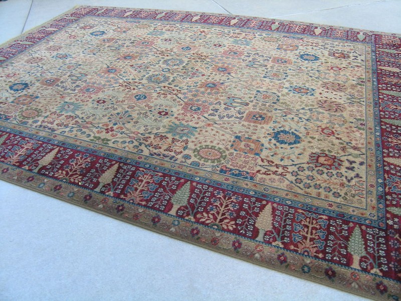 Mint Karastan Samovar 900-901 Oriental Area Rug Carpet Persiann Garden 8'8"x12' gallery