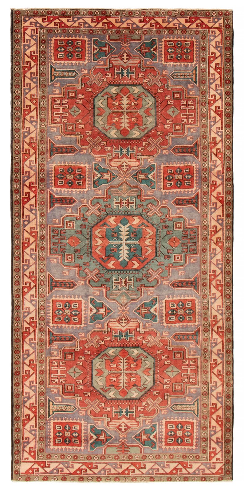 Vintage Traditional Hand-Knotted Area Rug 4'8" x 9'10" Oriental Wool Carpet gallery