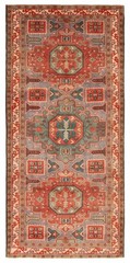Vintage Traditional Hand-Knotted Area Rug 4’8″ x 9’10” Oriental Wool Carpet