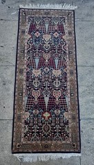 Antique Oriental Turkish Runner Rug 32”x 80” Rug Geometric Handmade Vintage