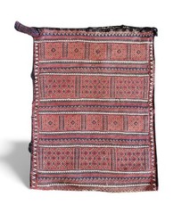Tribal Saddle Bag geometric circa 1920 1930s