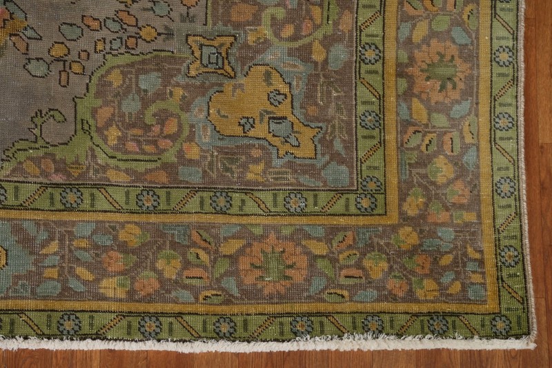 Vintage Over-Dyed Traditional Area Rug 7x10 ft Hand-knotted Wool for Living Room gallery