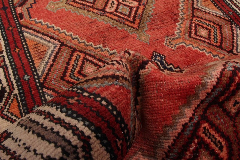 2'9" x 9'10" Vintage Hand-knotted Runner Rug Traditional Oriental Wool Carpet gallery