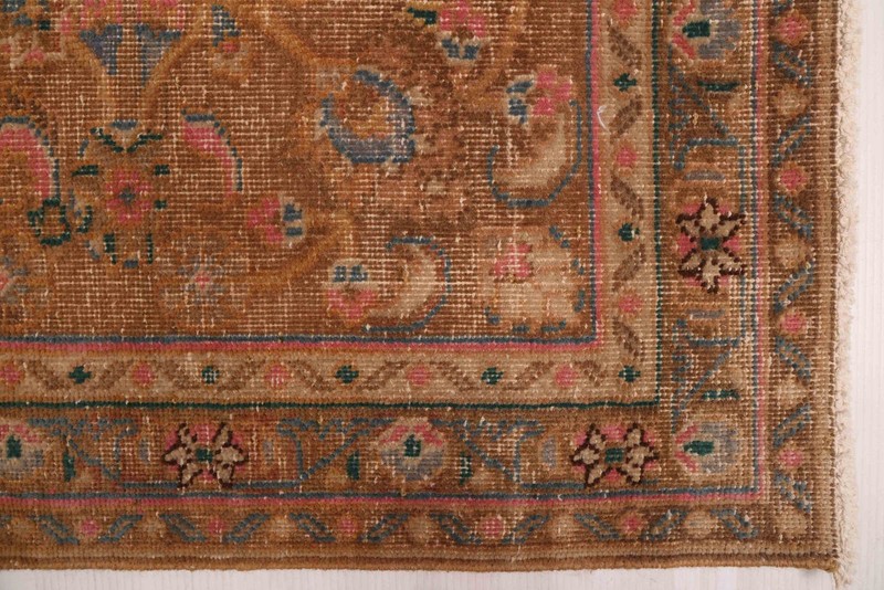 Vintage 9'6" x 12'5" Traditional Hand Knotted Vegetable Dye Wool Area Rug gallery