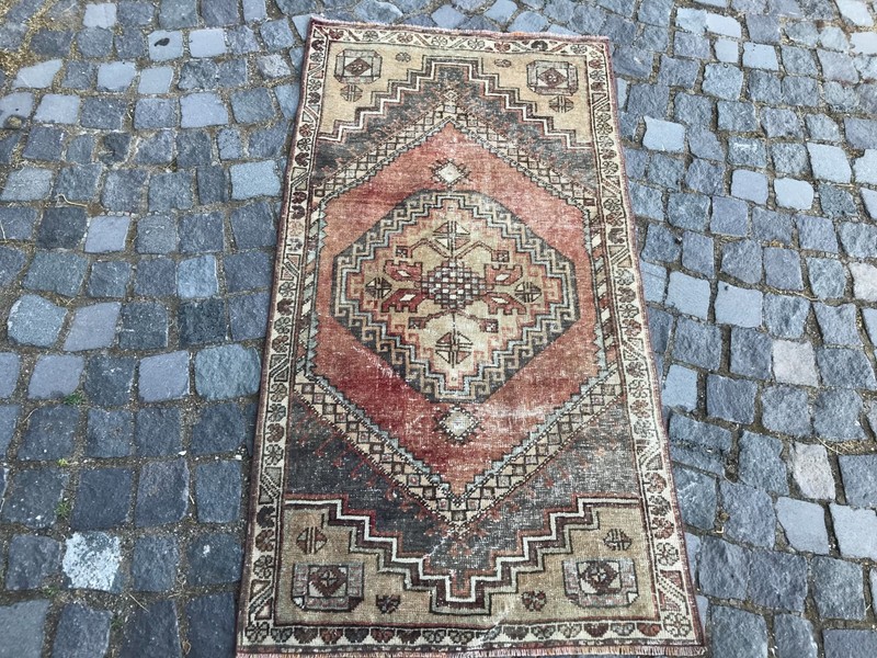 Handmade Wool Rug, Bohemian Area Rug, Turkish Vintage Rug, Home Decor,2,6x4,9 ft gallery