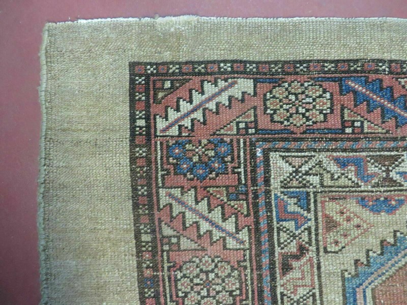 3'4" X 12' Antique Hand Made Turkish Wool Rug Runner Carpet Camel Hair Nice gallery