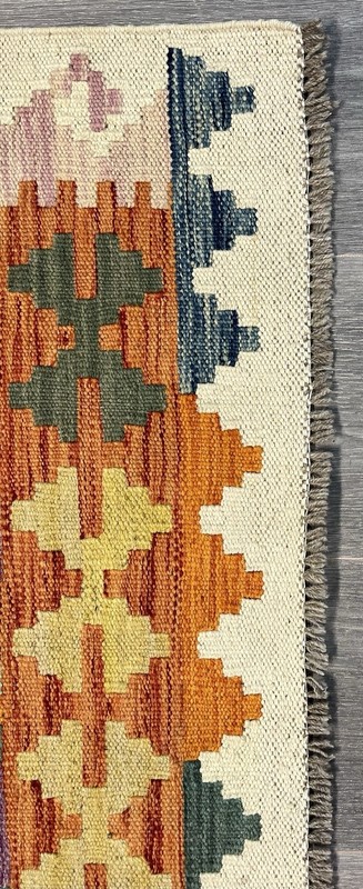 Vintage Kilim Traditional Hand Made Oriental Wool Kilim 5ftx3.2ft 155cmx105cm gallery