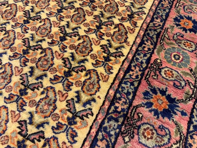 Fine Antique Caucasian Shirvan Rug 4x6 ft Hand Knotted Heris Kazak Vintage Rug gallery