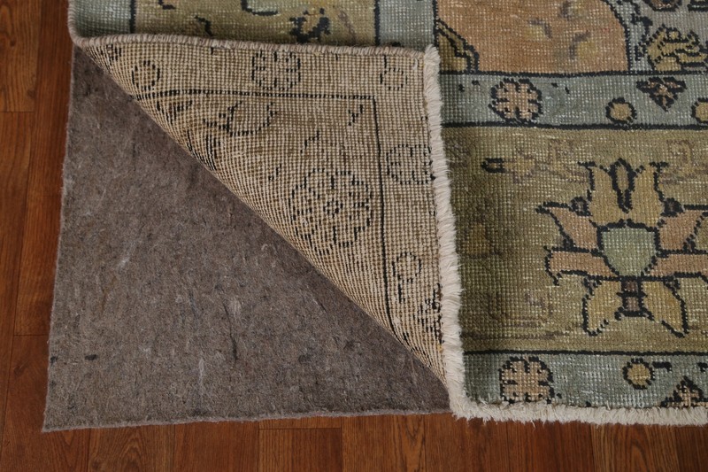 Hand-Knotted Distressed Gray Over-Dyed Area Rug 8x11 Ft Oriental Living Room Rug gallery