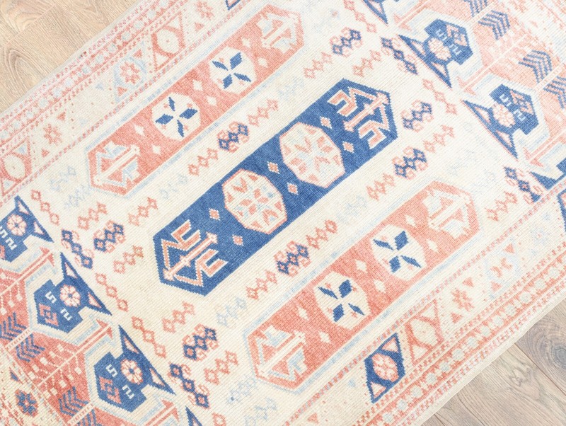 Modern Traditional Turkish Carpet 3'3''x4'5'' ft Hand-knotted Oushak Small Rug gallery