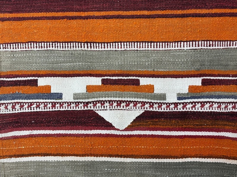 2x4 Flatweave Vintage Turkish Kilim, Handwoven Wool Rug, Antique Small Area Rug gallery