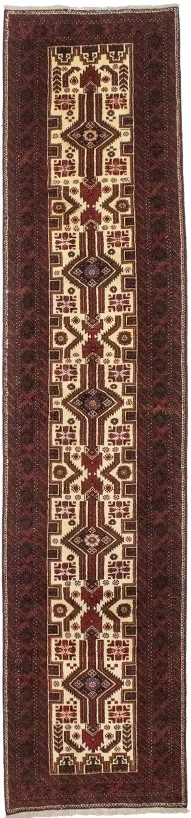 3X13 ft Geometric Tribal Runner Rug Oversized Oriental Hallway Kitchen Carpet gallery