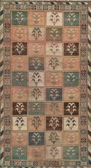 Antique Bakhtiari Garden Design Hand-knotted Area Rug Tribal Oriental 5×9 Carpet